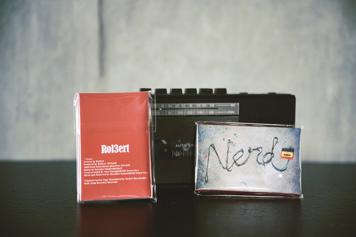 "Nerd" Rol3ert's 4th single Cassette Tape/ Rol3ert 4thシングル"Nerd" カセットテープ