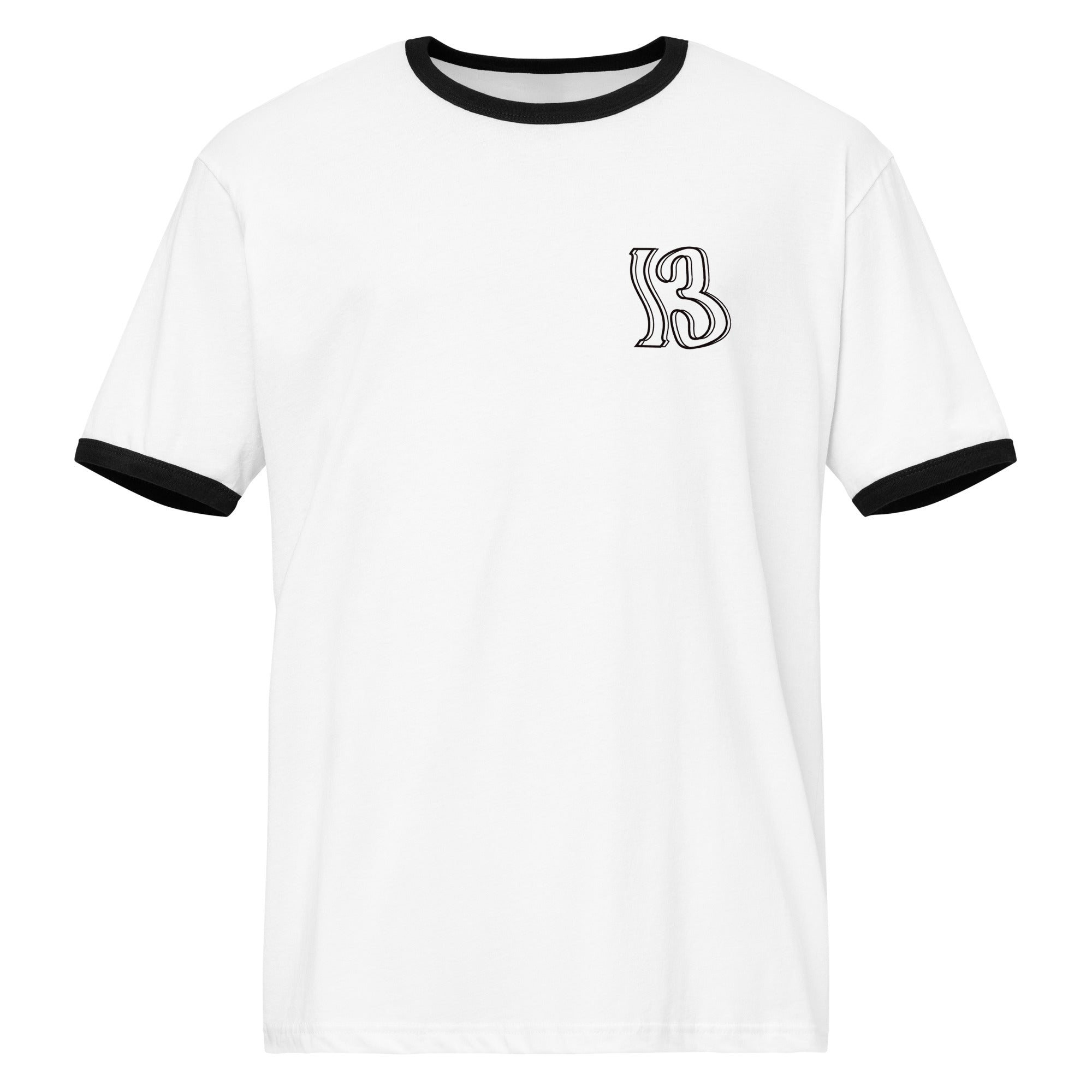 l3 Unisex ringer t-shirt/ l3(ロバートロゴ入り)リンガーTシャツ